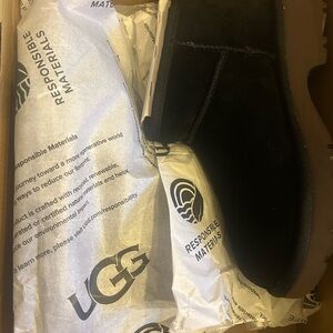 UGG Classic Black Ankle Boots